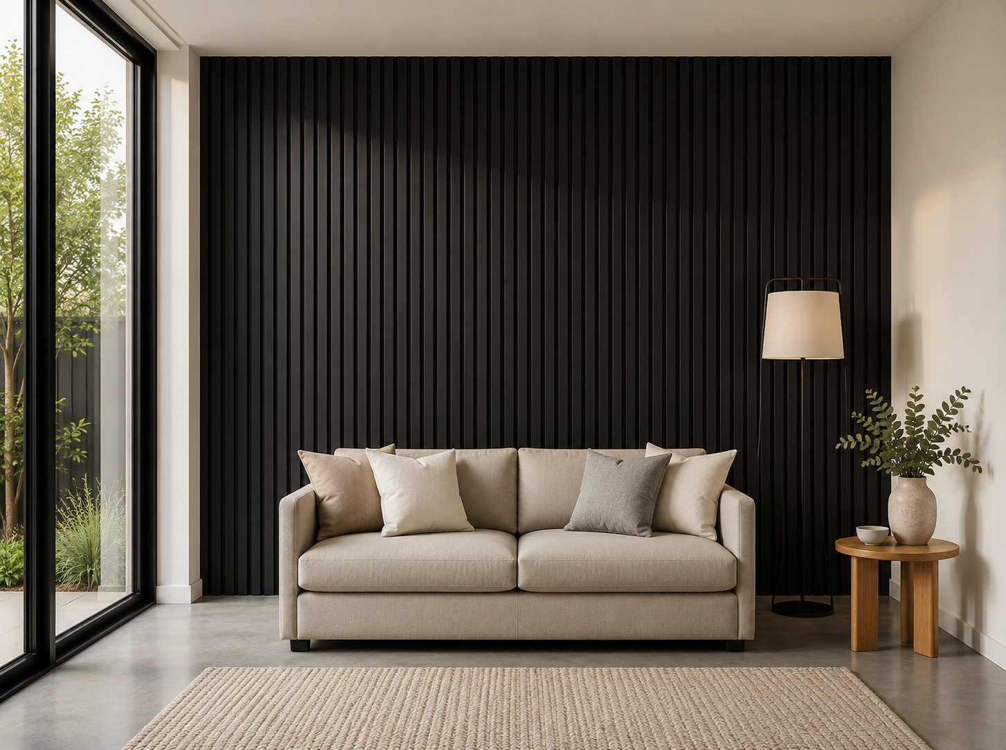 Grand Oak Walnut Wall Panel — 270 × 110 cm